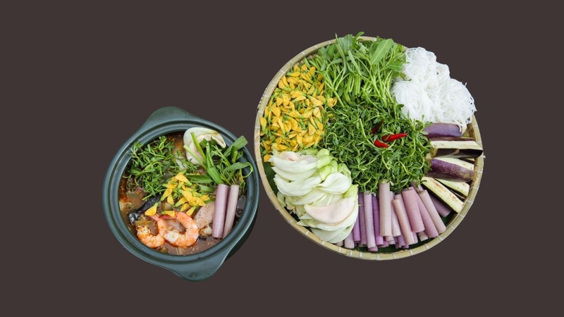 Nên chọn rau tươi, sạch, sơ chế cẩn thận để ăn lẩu mắm