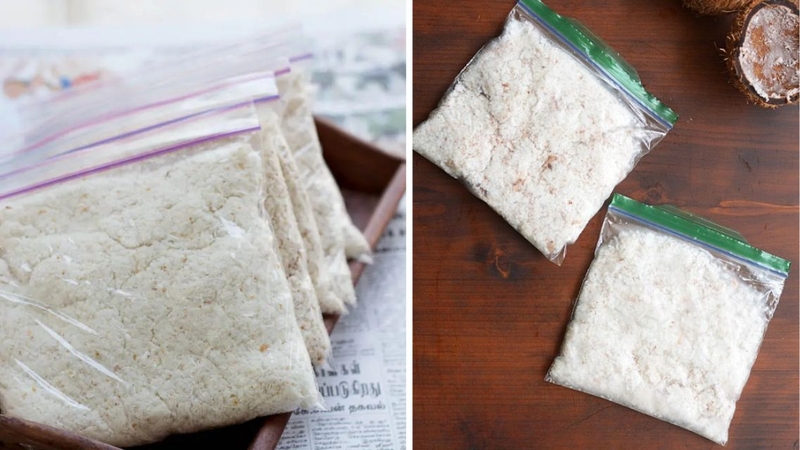 Cần biết cách bảo quản dừa nạo đúng để sử dụng lâu dài